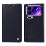 YIKATU For Xiaomi 17 Pro Max Wallet Case  YK-006 Magnetic Closure Leather Phone Cover Litchi Texture
