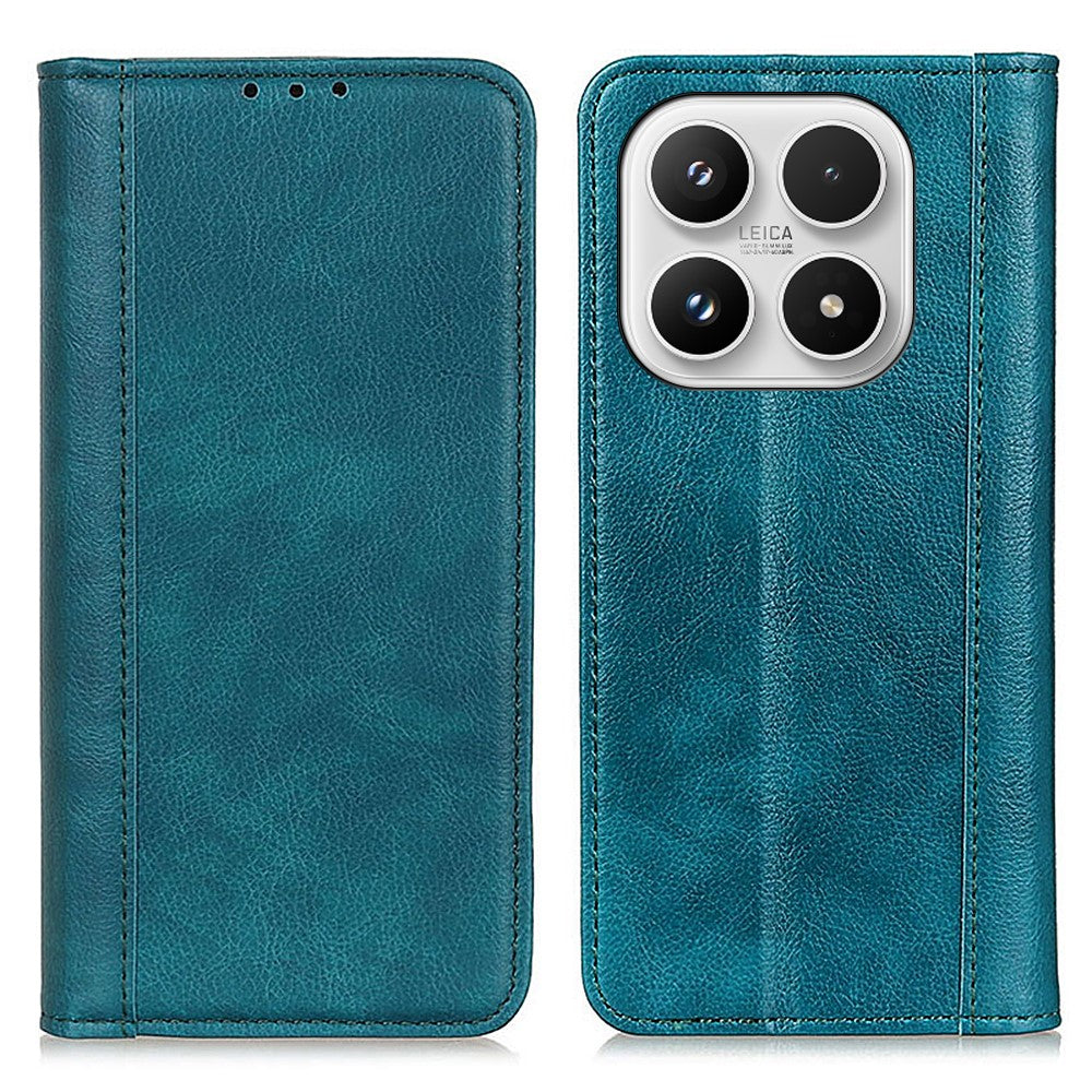 For Xiaomi 17 Stand Case Split Leather Litchi Texture Wallet Phone Cover