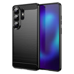 AMORUS For Samsung Galaxy S26 Ultra Case Carbon Fiber Texture Brushed Protective Phone Cover
