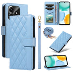 For Honor X5c Plus 4G Pung Etui Diamantlæder Telefoncover med Rem