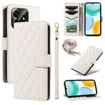 For Honor X5c Plus 4G Pung Etui Diamantlæder Telefoncover med Rem