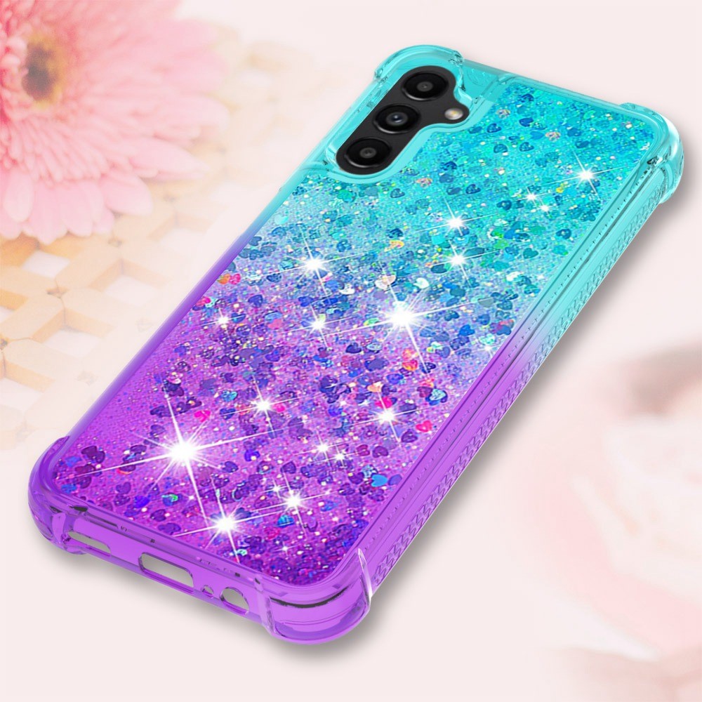 Samsung Galaxy A14 5G / A14 4G TPU-etui med gradient og quicksand-mobilcover