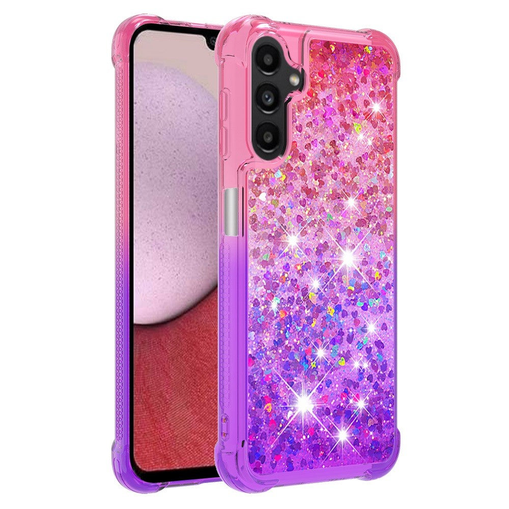 Samsung Galaxy A14 5G / A14 4G TPU-etui med gradient og quicksand-mobilcover