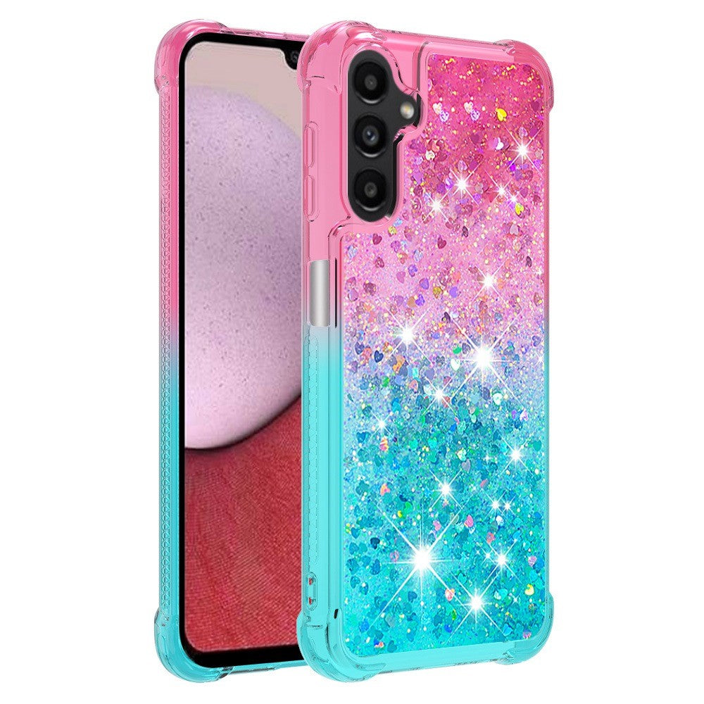 Samsung Galaxy A14 5G / A14 4G TPU-etui med gradient og quicksand-mobilcover