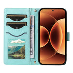 For Xiaomi 17 Pro Max Wallet Case Rhombus Leather Phone Cover with Strap