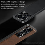 For Xiaomi 17 Case PU + TPU + PC Phone Back Cover with Metal Lens Frame