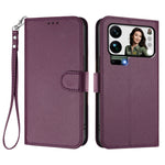 For Xiaomi 17 Pro Max Leather Case Wallet Stand Phone Cover with Wrist Strap