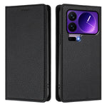 For Xiaomi 17 Pro Wallet Case RFID Blocking Litchi Texture Leather Mobile Cover