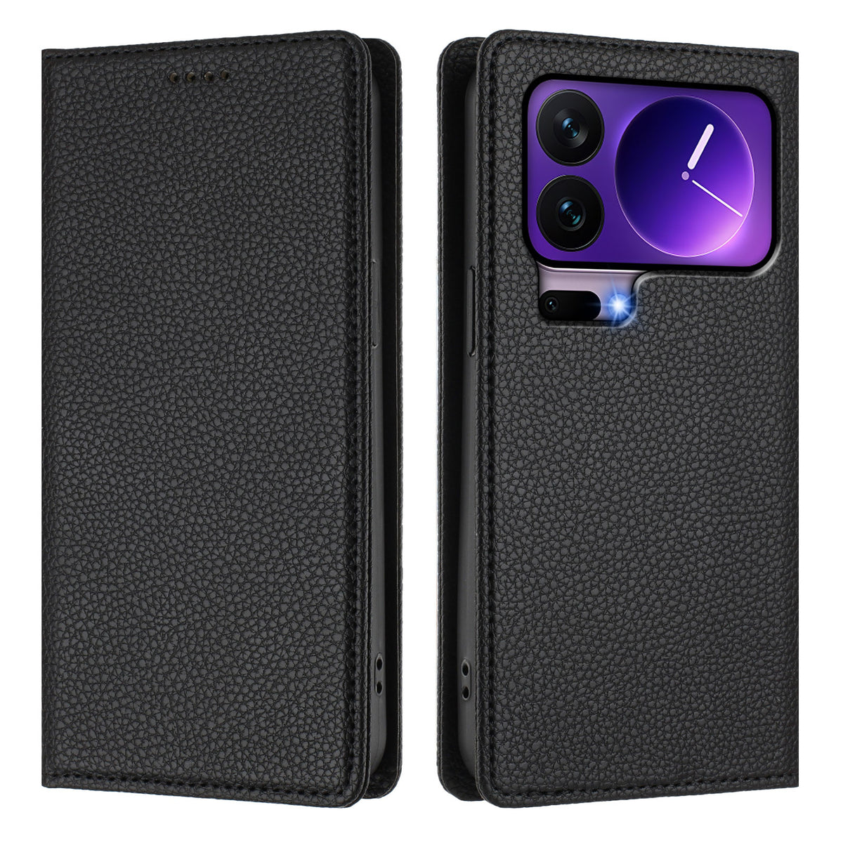 For Xiaomi 17 Pro Wallet Case RFID Blocking Litchi Texture Leather Mobile Cover