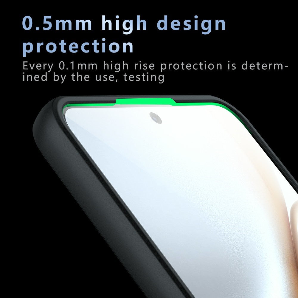 Matte etui til Honor 400 Smart 5G / 4G / X7d 4G TPU + PC Skin Touch telefoncover magnetisk etui
