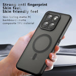 Matte etui til Honor 400 Smart 5G / 4G / X7d 4G TPU + PC Skin Touch telefoncover magnetisk etui
