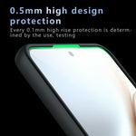 Matte Case for Honor 400 Smart 5G / 4G / X7d 4G Skin-Touch TPU + PC Phone Shell, Transparent Black