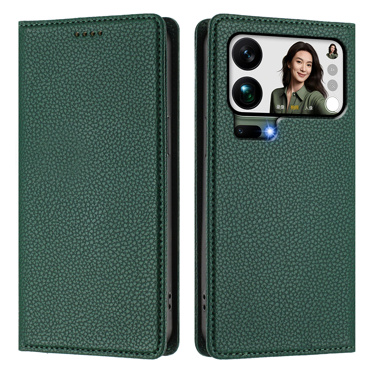 For Xiaomi 17 Pro Max Wallet Case RFID Blocking Litchi Texture Leather Mobile Cover
