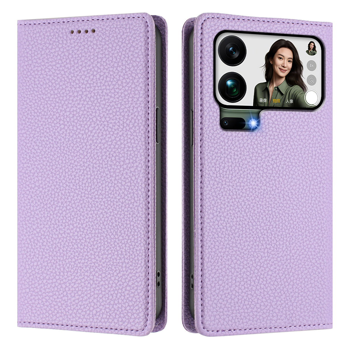 For Xiaomi 17 Pro Max Wallet Case RFID Blocking Litchi Texture Leather Mobile Cover