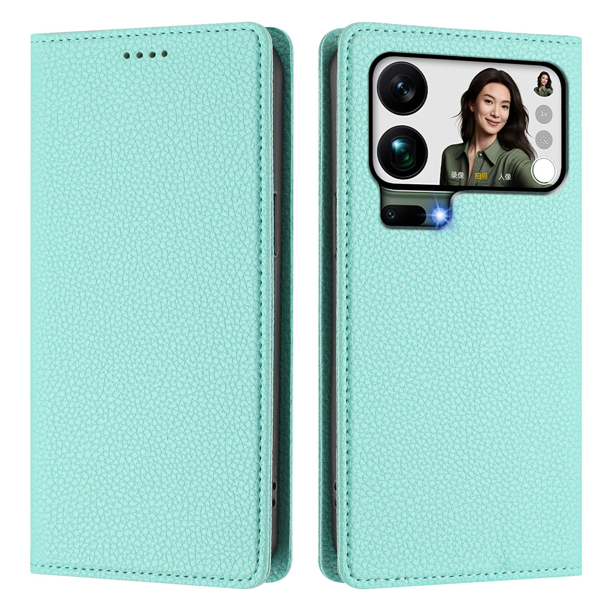 For Xiaomi 17 Pro Max Wallet Case RFID Blocking Litchi Texture Leather Mobile Cover