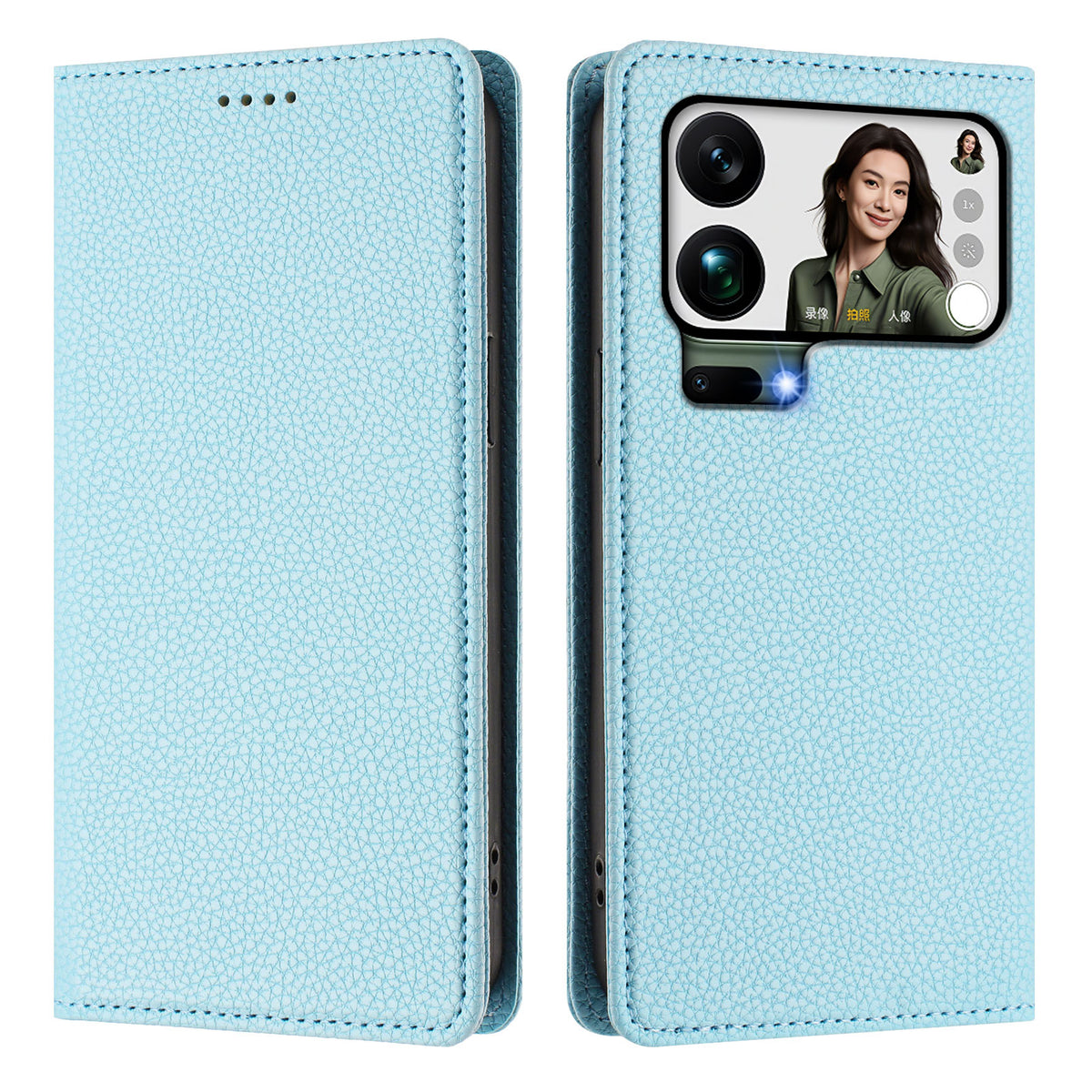 For Xiaomi 17 Pro Max Wallet Case RFID Blocking Litchi Texture Leather Mobile Cover