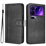 For Xiaomi 17 Pro Cases Wallet Stand Retro Texture Leather Phone Cover with Lanyard