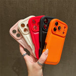 For iPhone 17 Pro Case Round Hole Shockproof PU + TPU Phone Back Cover