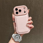 For iPhone 17 Pro Case Round Hole Shockproof PU + TPU Phone Back Cover