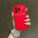 For iPhone 17 Pro Case Round Hole Shockproof PU + TPU Phone Back Cover