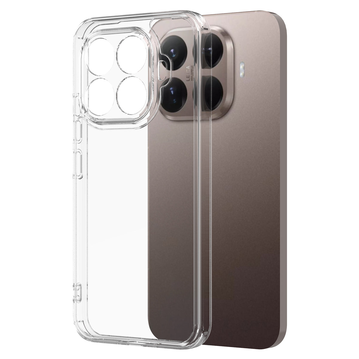 For Xiaomi 15T Pro Clear Phone Case TPU+Acrylic Shockproof Phone Back Cover