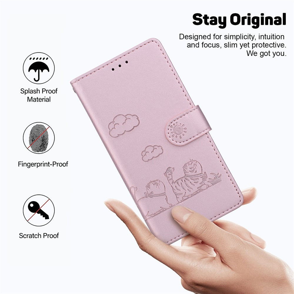 For Honor 400 Smart 5G / 4G / X7d 4G cover RFID-blokerende killingmønster TPU + PU-læder telefoncover med håndledsrem