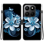 For Honor 400 Smart 5G / 4G / X7d 4G Cover, Mønsterprintet Flip Wallet Telefoncover i Læder med Snor