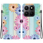 For Honor 400 Smart 5G / 4G / X7d 4G Cover, Mønsterprintet Flip Wallet Telefoncover i Læder med Snor