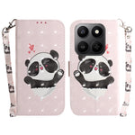 For Honor 400 Smart 5G / 4G / X7d 4G Case Pattern Printing Leather Wallet Phone Cover with Wrist Strap