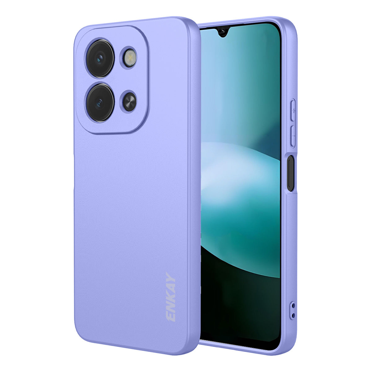 ENKAY HAT PRINCE-silikoneetui til Xiaomi Redmi 15C 5G (EU) (173mm) / Xiaomi Redmi 15C 4G (EU) (173mm), lige kant, bagsideetui til mobiltelefon