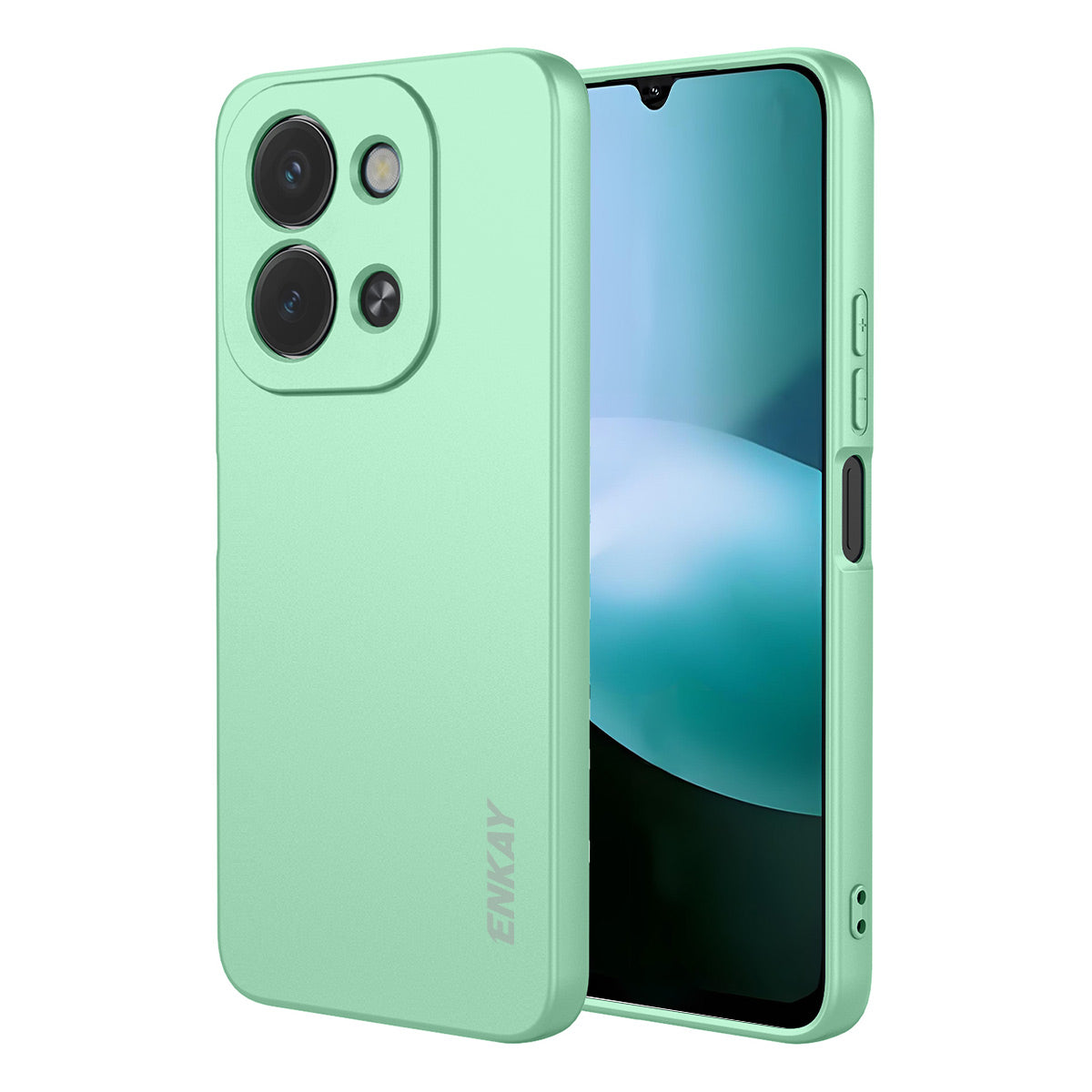 ENKAY HAT PRINCE-silikoneetui til Xiaomi Redmi 15C 5G (EU) (173mm) / Xiaomi Redmi 15C 4G (EU) (173mm), lige kant, bagsideetui til mobiltelefon