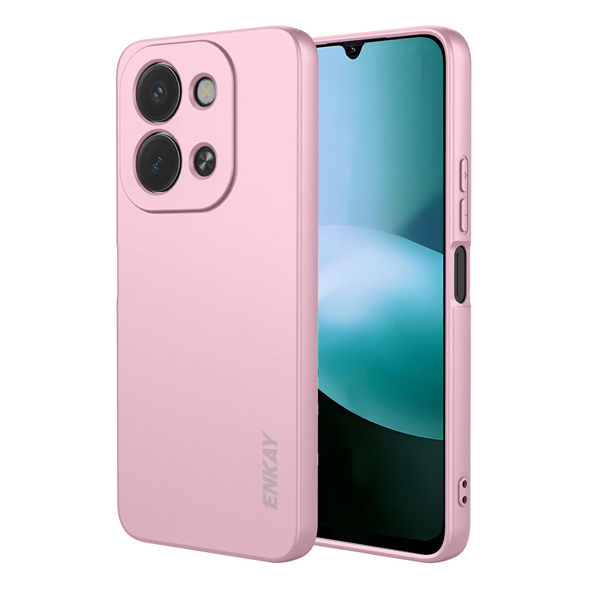 ENKAY HAT PRINCE-silikoneetui til Xiaomi Redmi 15C 5G (EU) (173mm) / Xiaomi Redmi 15C 4G (EU) (173mm), lige kant, bagsideetui til mobiltelefon