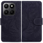 For Honor 400 Smart 5G / 4G / X7d 4G Case Tiger Imprint Leather Wallet Phone Cover