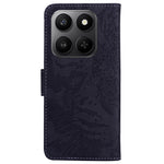 For Honor 400 Smart 5G / 4G / X7d 4G Case Tiger Imprint Leather Wallet Phone Cover