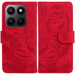 For Honor 400 Smart 5G / 4G / X7d 4G Case Tiger Imprint Leather Wallet Phone Cover