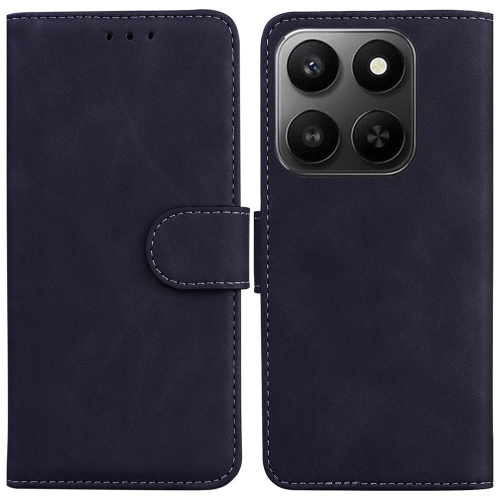 For Honor 400 Smart 5G / 4G / X7d 4G Case Solid Color Leather Wallet Phone Cover