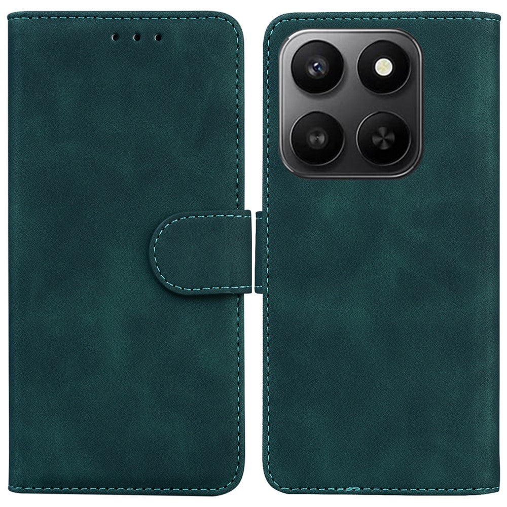 For Honor 400 Smart 5G / 4G / X7d 4G Case Solid Color Leather Wallet Phone Cover