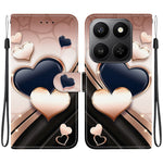 For Honor 400 Smart 5G / 4G / X7d 4G Leather Case Stand Wallet Pattern Printing Phone Cover with Wrist Strap