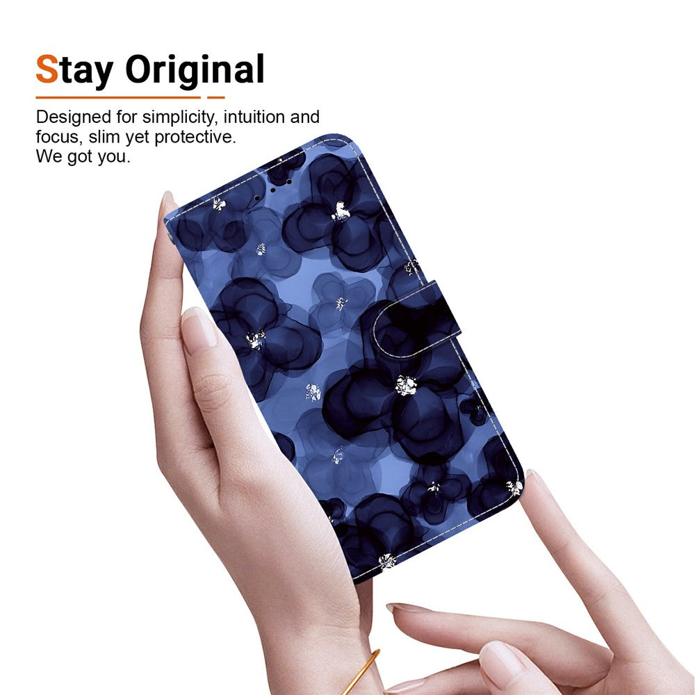 For Honor 400 Smart 5G / 4G / X7d 4G Pung Etui med Mønsterprint og Strop