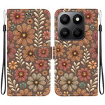 For Honor 400 Smart 5G / 4G / X7d 4G Pung Etui med Mønsterprint og Strop