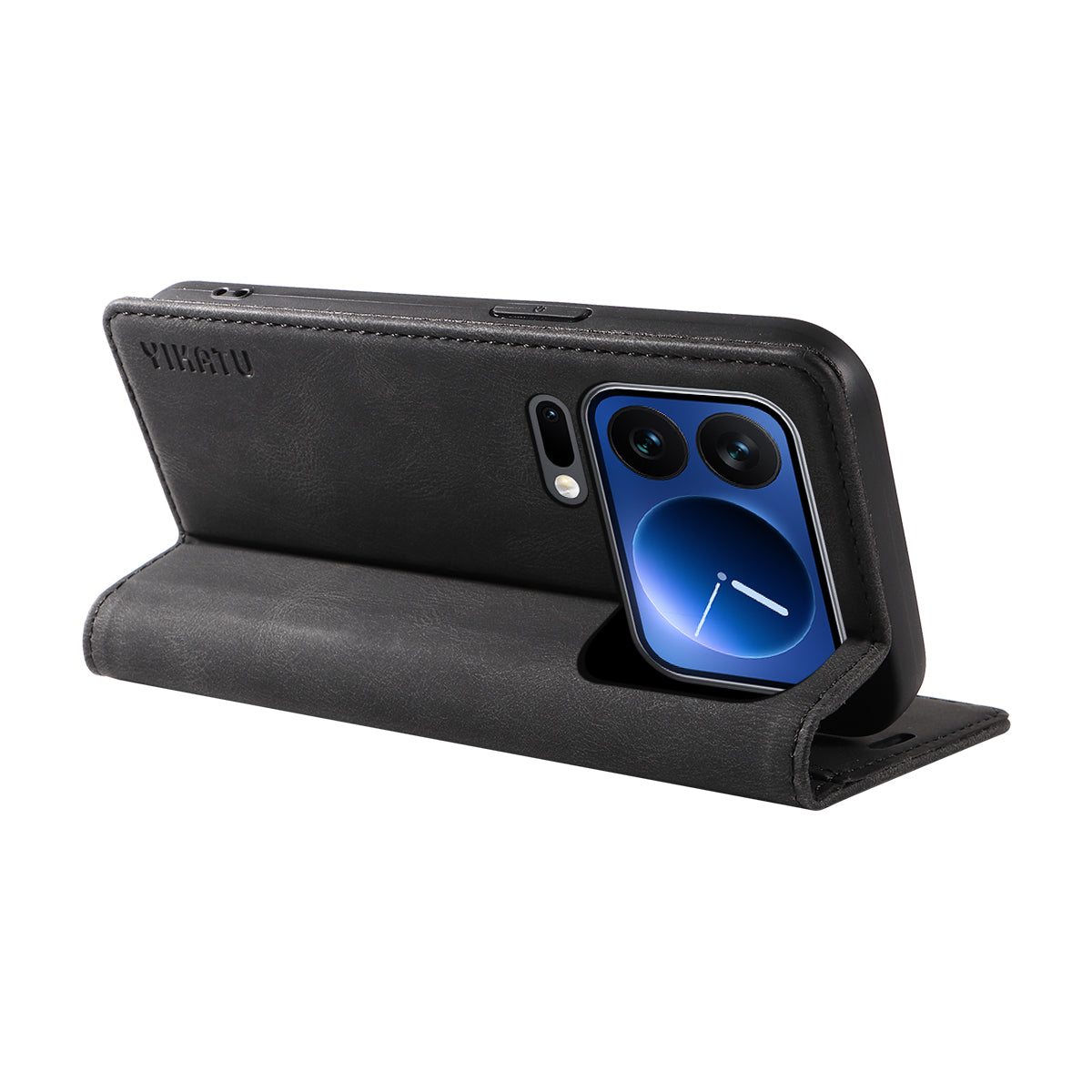 YIKATU For Xiaomi 17 Pro Leather Cover  YK-004 Skin-Touch Wallet Phone Cases