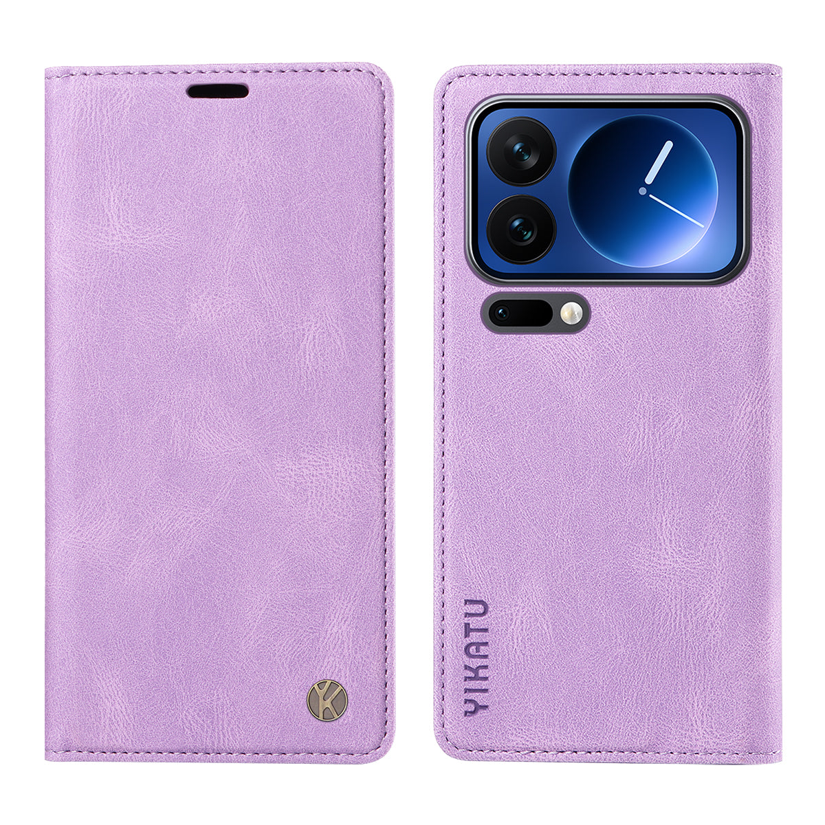 YIKATU For Xiaomi 17 Pro Leather Cover  YK-004 Skin-Touch Wallet Phone Cases