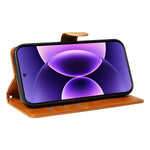For Xiaomi 17 Pro Wallet Case T-Shape Lines Leather Phone Cover Stand