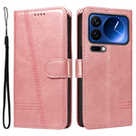 For Xiaomi 17 Pro Wallet Case T-Shape Lines Leather Phone Cover Stand