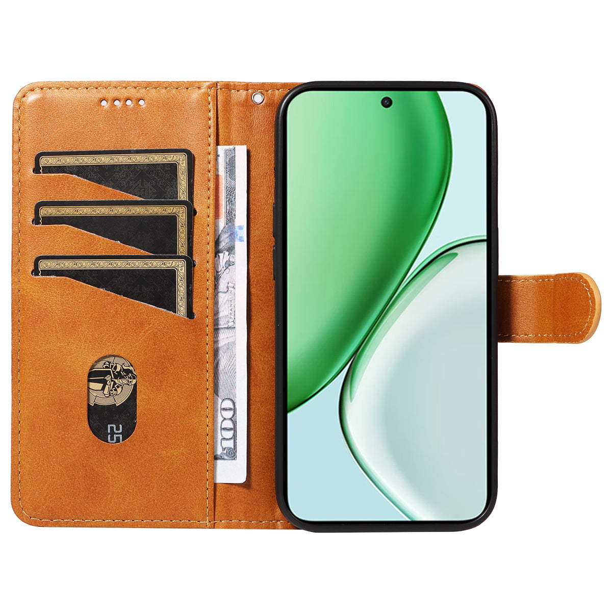 For Honor Magic8 Lite 5G / X9d 5G / X70 5G Wallet Case T-Shape Lines Leather Phone Cover Stand