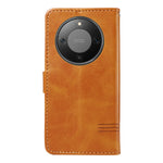 For Honor Magic8 Lite 5G / X9d 5G / X70 5G Wallet Case T-Shape Lines Leather Phone Cover Stand