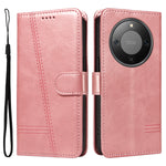 For Honor Magic8 Lite 5G / X9d 5G / X70 5G Wallet Case T-Shape Lines Leather Phone Cover Stand
