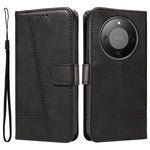For Honor Magic8 Lite 5G / X9d 5G / X70 5G Wallet Case T-Shape Lines Leather Phone Cover Stand