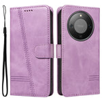 For Honor Magic8 Lite 5G / X9d 5G / X70 5G Wallet Case T-Shape Lines Leather Phone Cover Stand