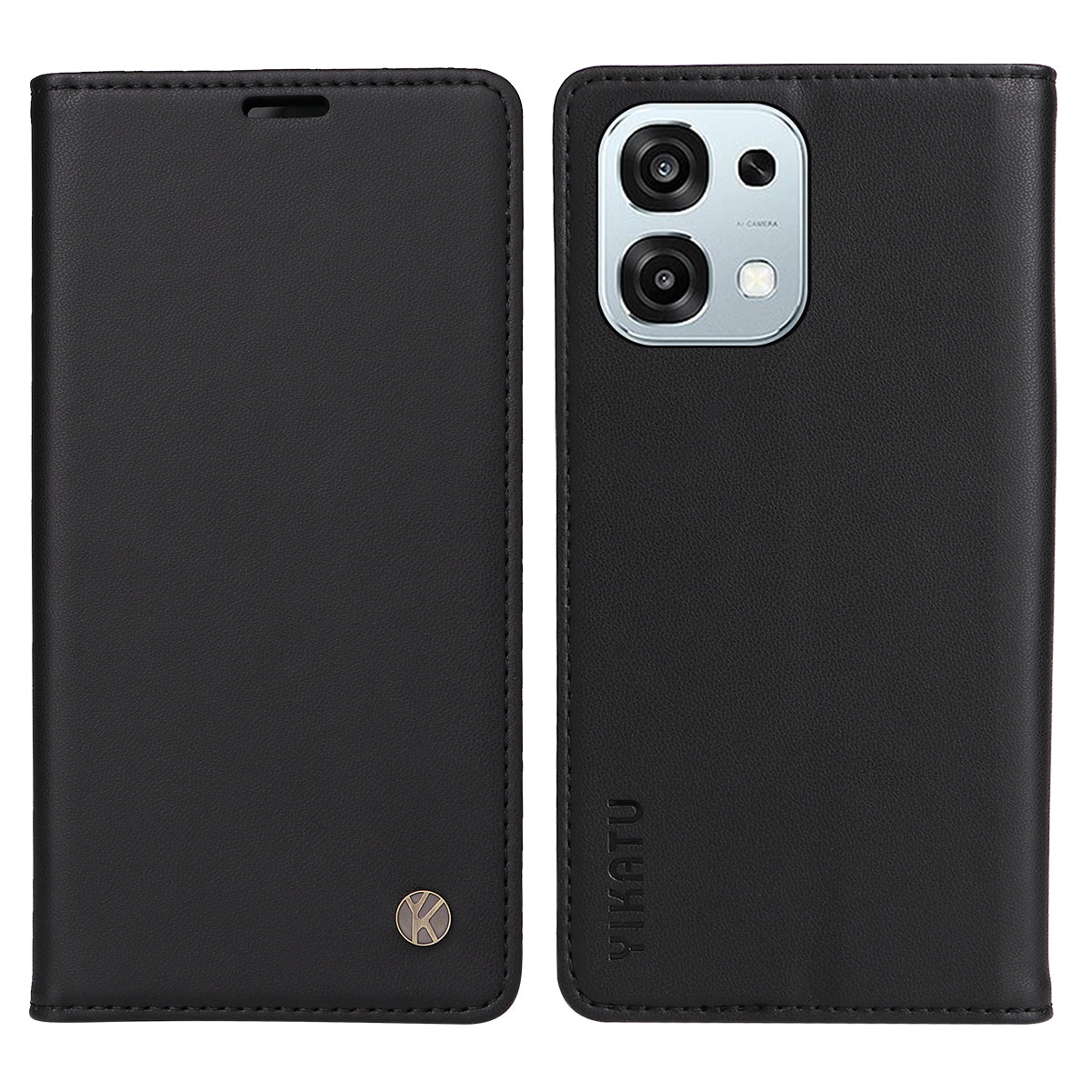YIKATU PU-lædermobilcover med magnetisk lukning til Oppo F31 5G / Oppo A6 Pro 5G